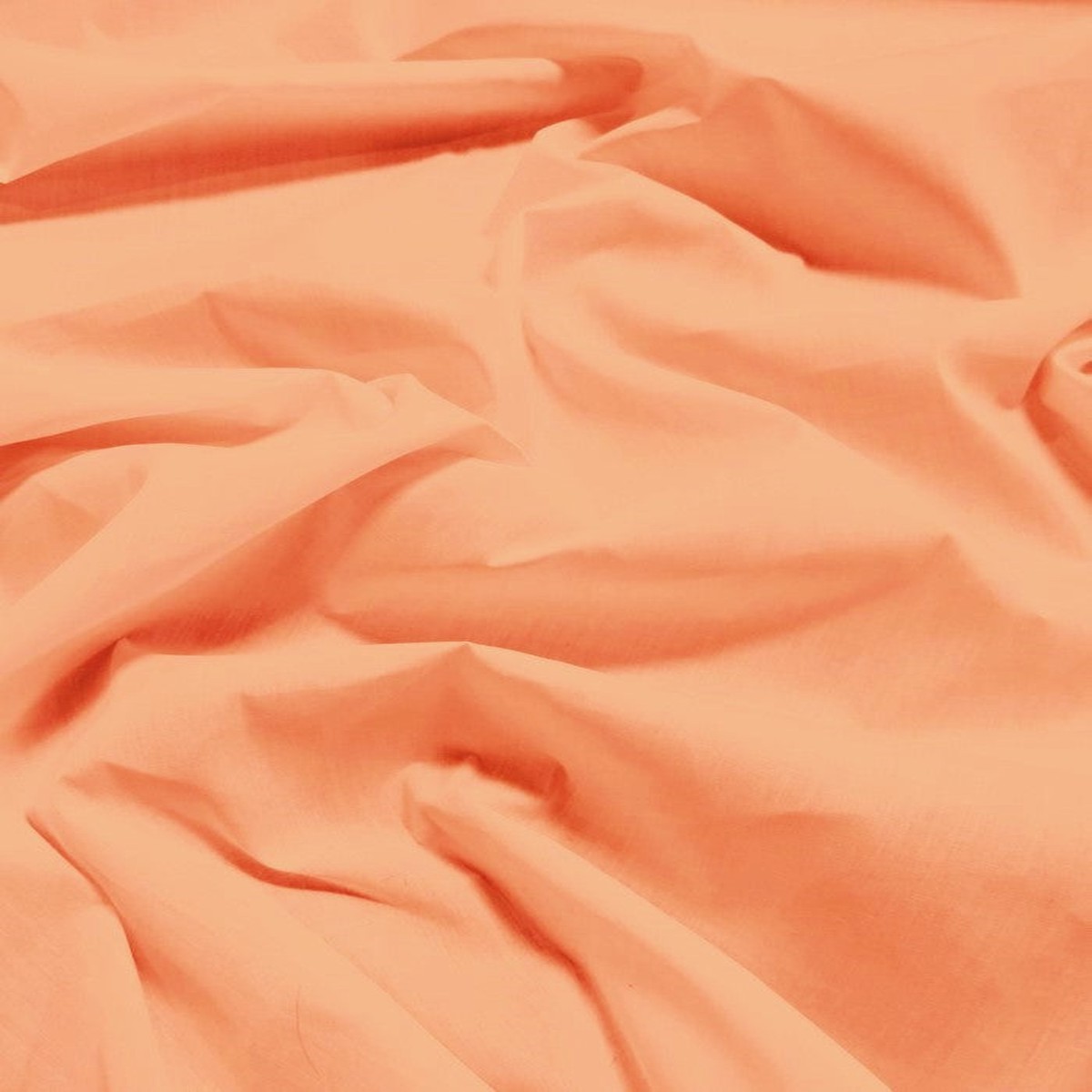 Poly Cotton Solid Fabric 58"/60" Width / Peach / Sold BY The Yard