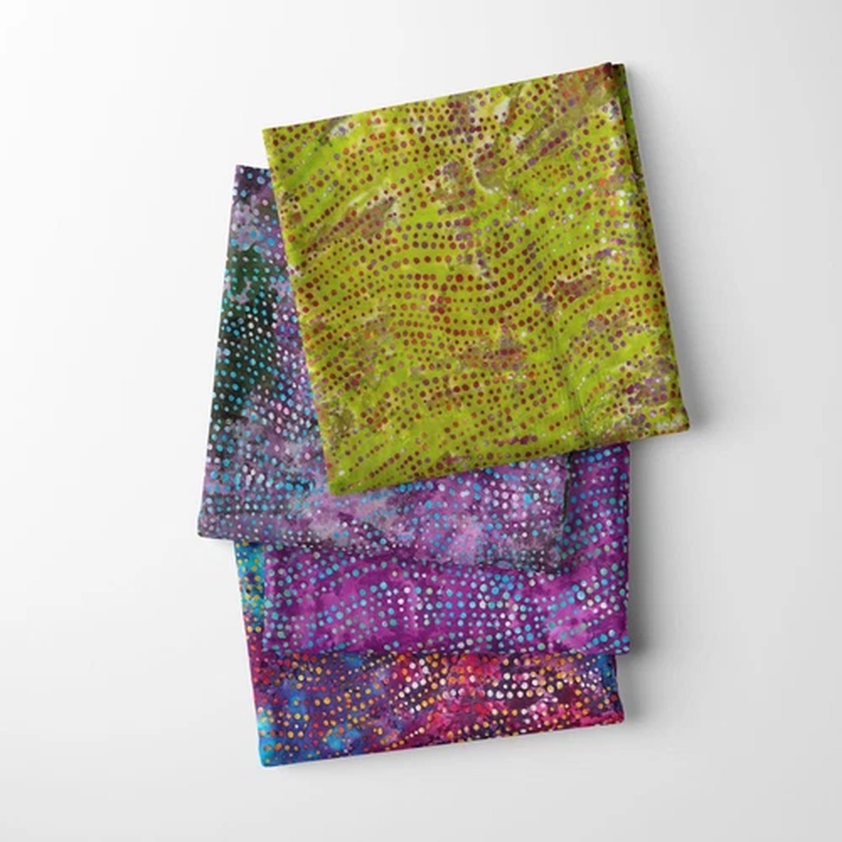 100% Cotton Hand Dyed Indian Bali Batik Meridian Design Craft Dress Fabric | FQ