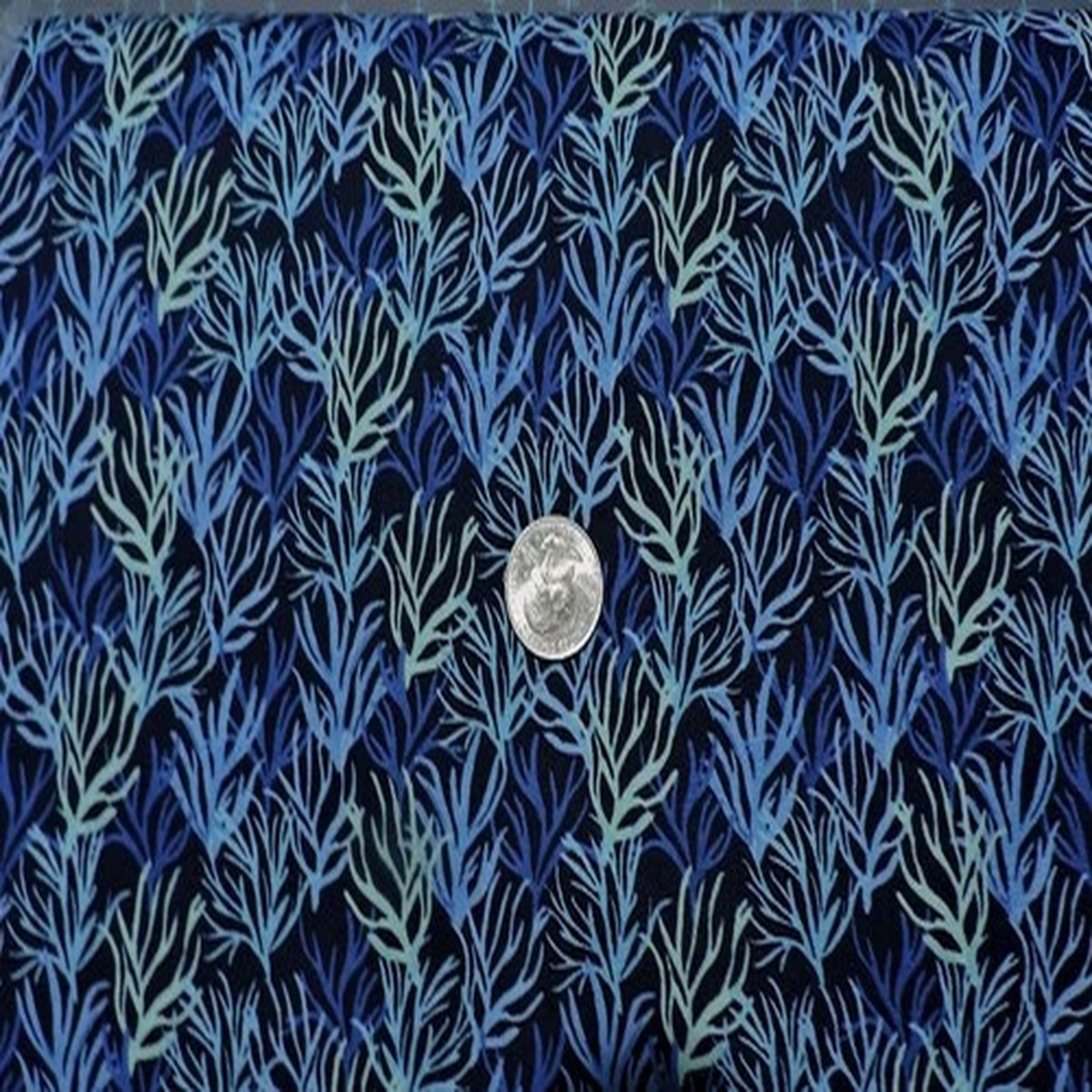 100% Cotton Fabric Wilmington "Underwater Wonders" Sea Coral- By the Yard