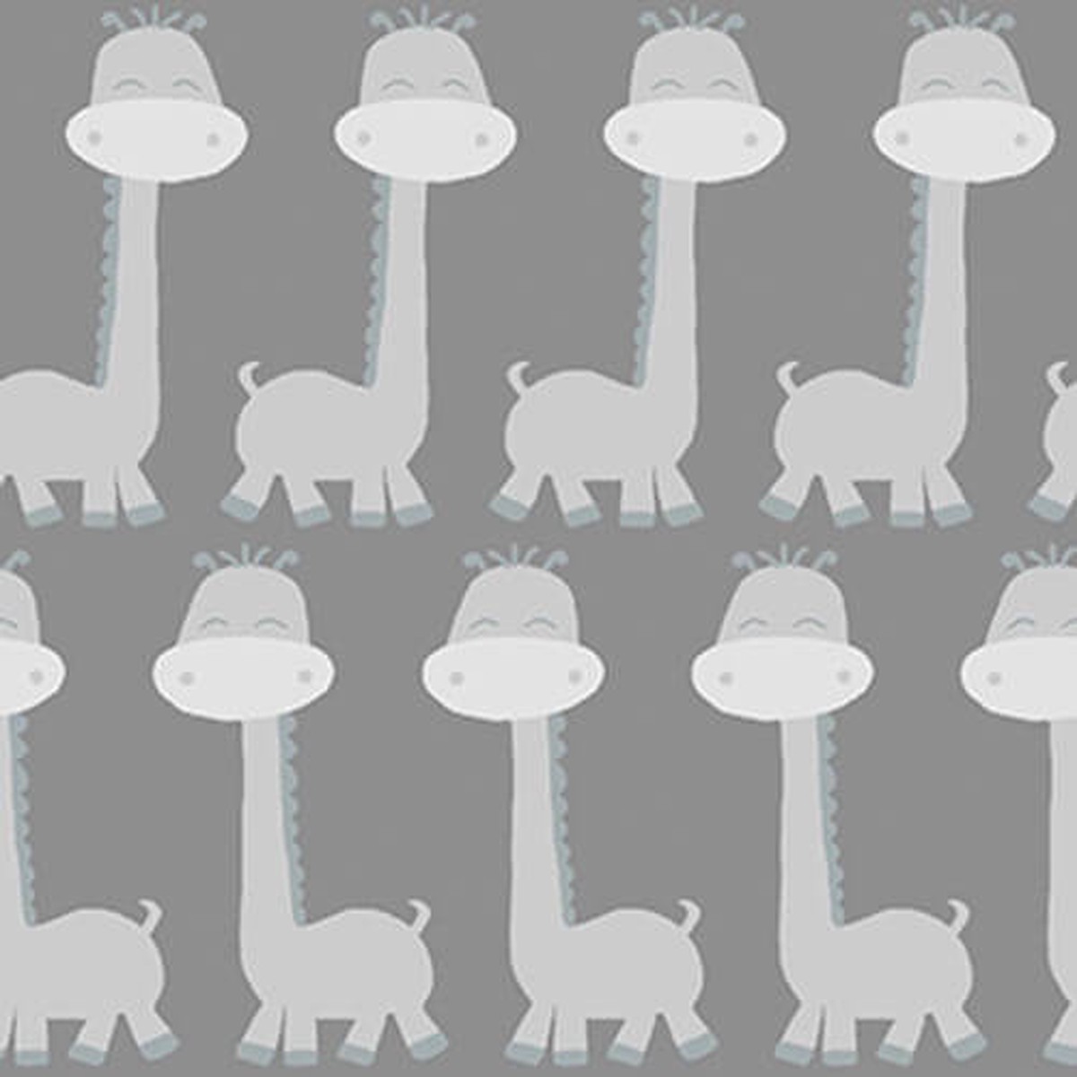 Comfy Flannel - Gray Giraffes
