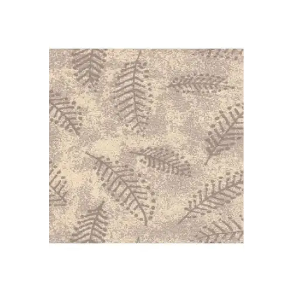 Extra Wide Fern Flannel - Ivory by Westtrade Textiles (Sold By 1/2 Meter)