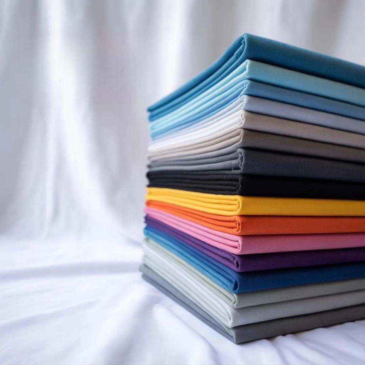 100 Percent Cotton Flannel Fabric - Solid, Soft Brushed Cloth, 60" Width