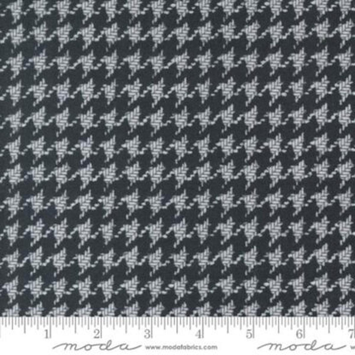 100% Cotton Flannel  Farmhouse Flannels III  49270-16F  Black Top Road  Primitive Gatherings for Moda  Houndstooth Blenders