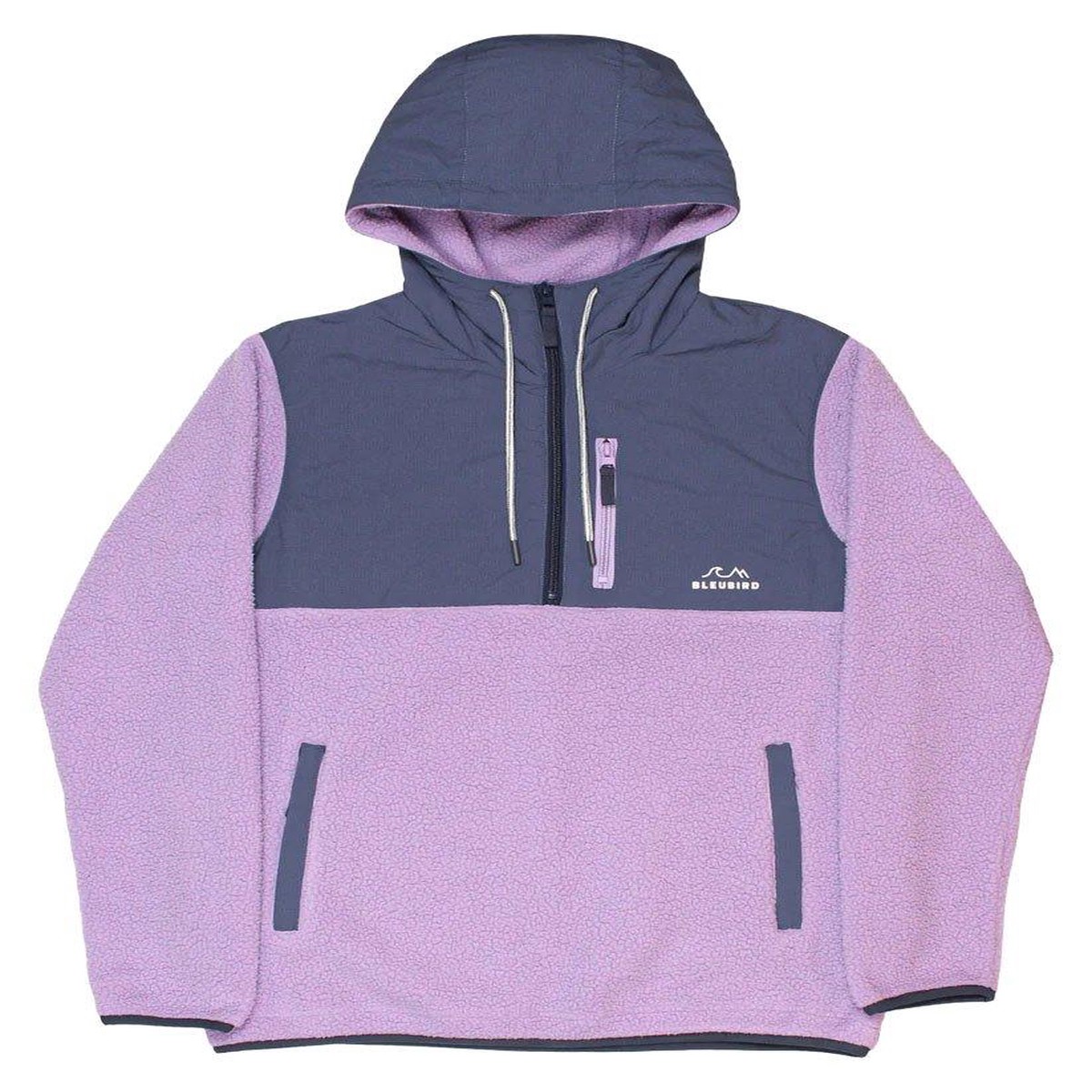 WomenS Polar Hybrid 14 Zip Fleece - Purple PurpleM