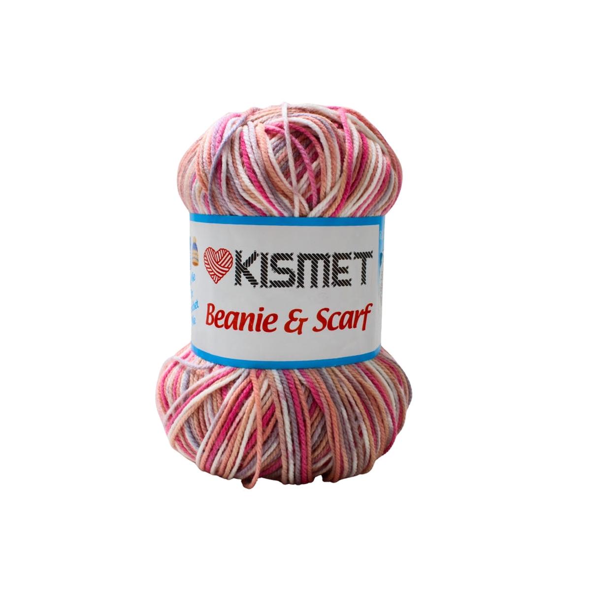 KISMET BEANIE & SCARF 250G CORAL