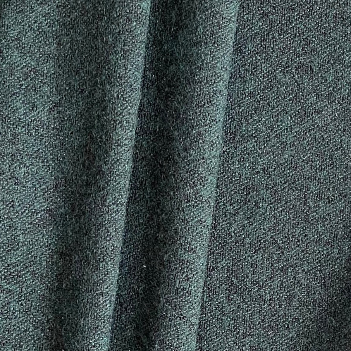Semi-Sheer Understated Black & Bottle Green Wool Blend Boucl