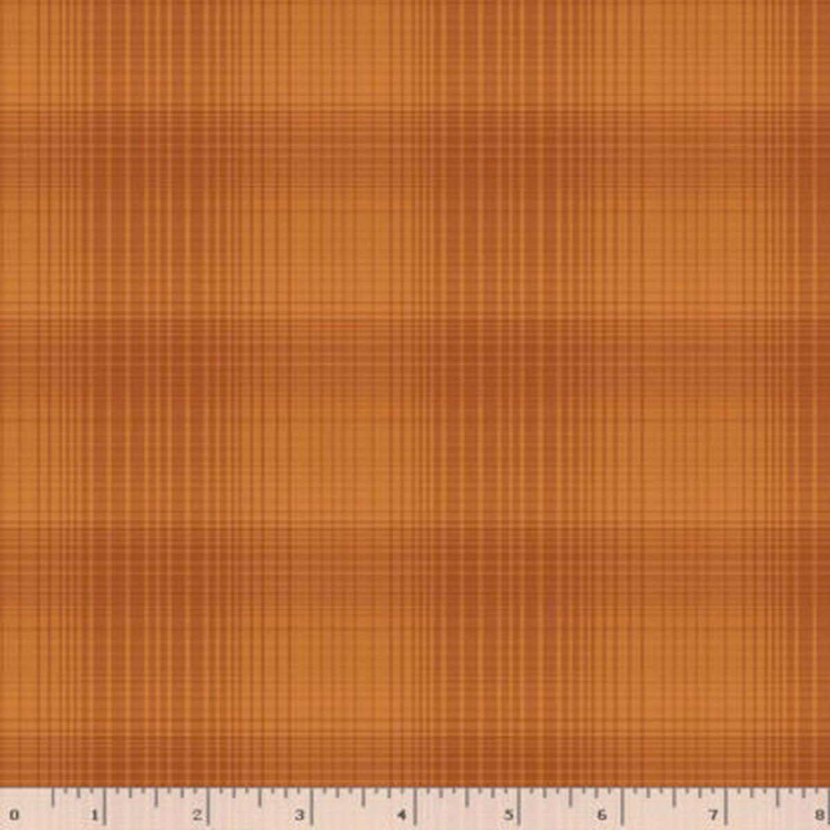 100% Wool  Lanacot Textures Basic Plaid  R0481108-ORA  Orange  Katie Solberg  Marcus Fabrics