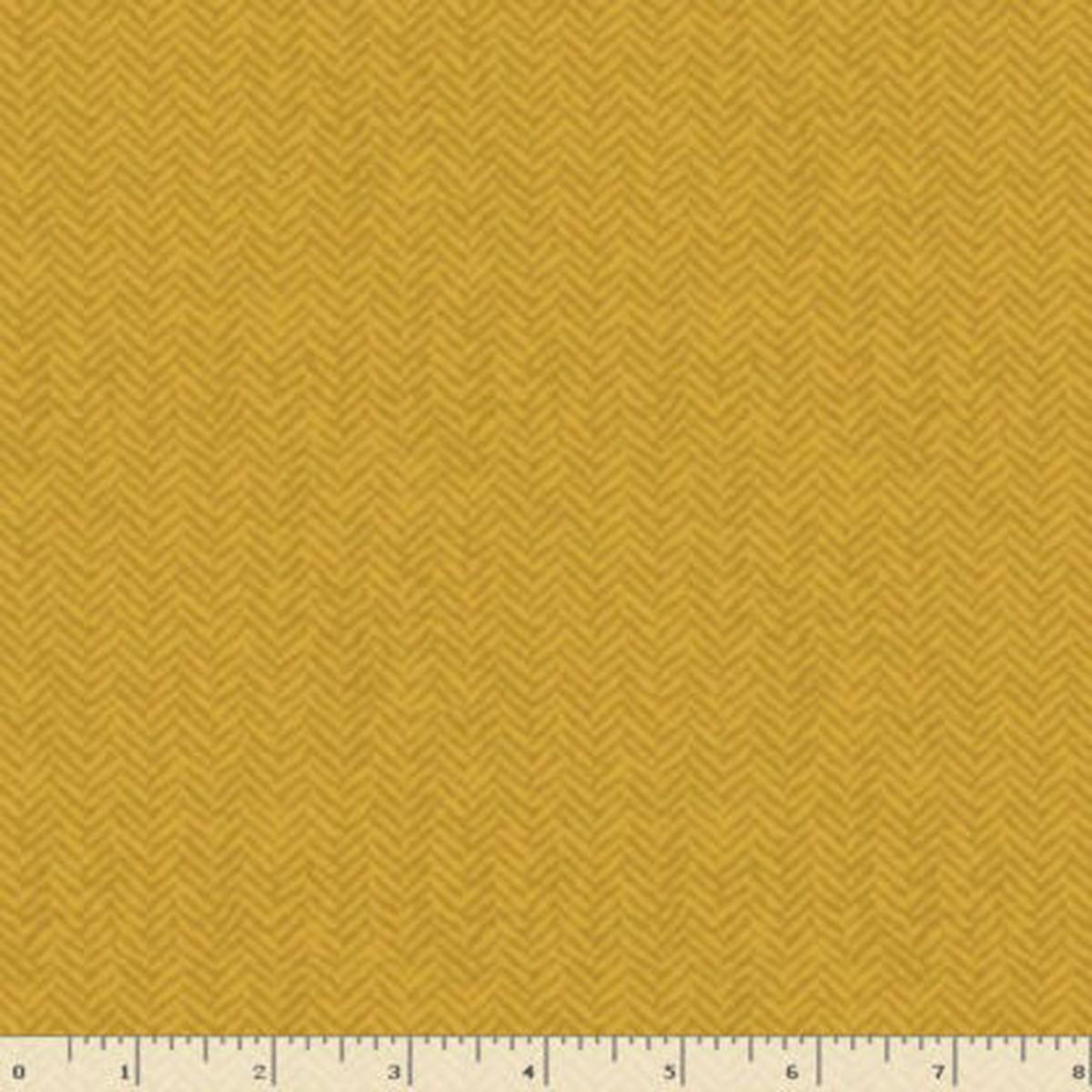 100% Wool  Lanacot Textures Basic Herringbone  R040932-GOL  Gold  Katie Solberg  Marcus Fabrics