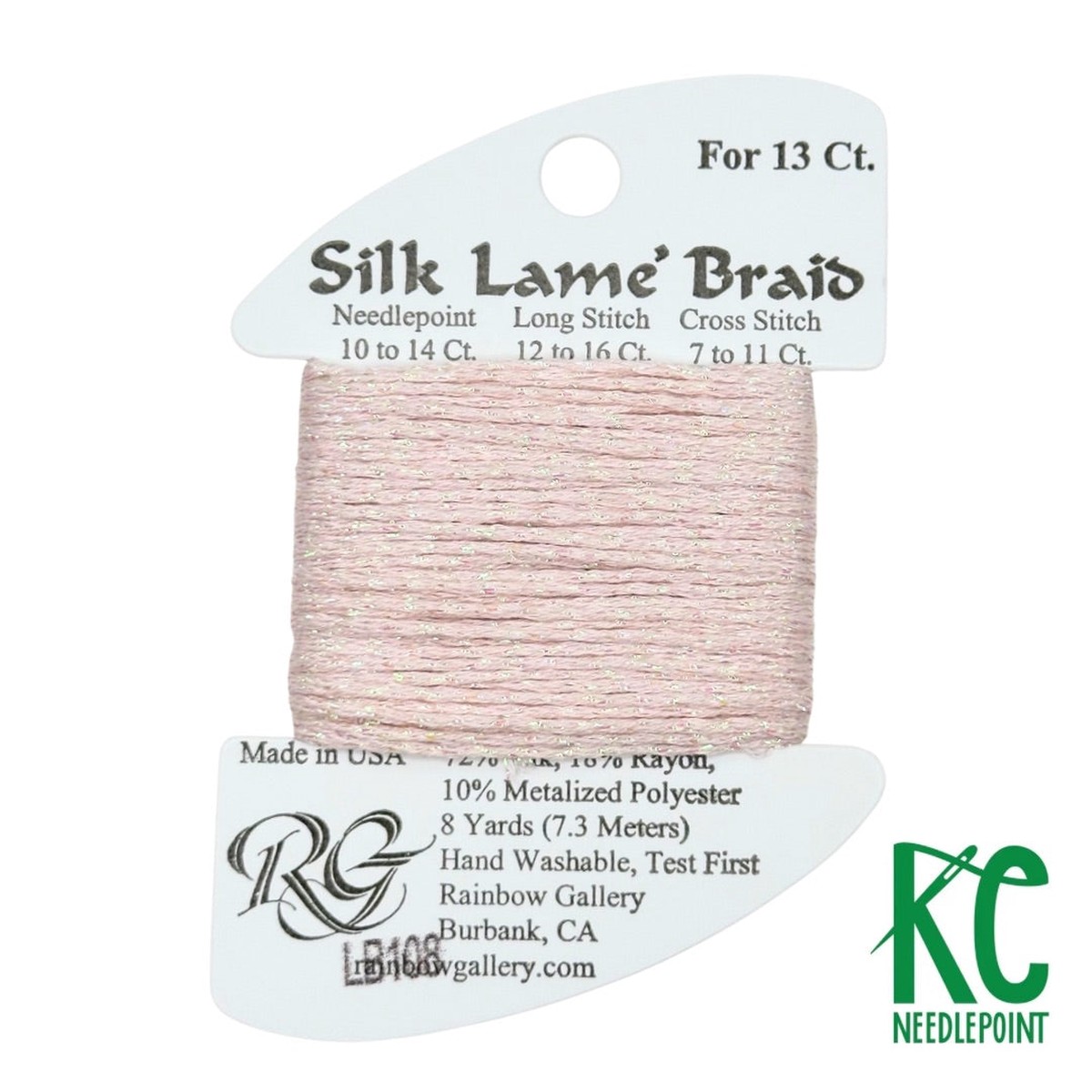 Silk Lam Braid LB108 Soft Pink