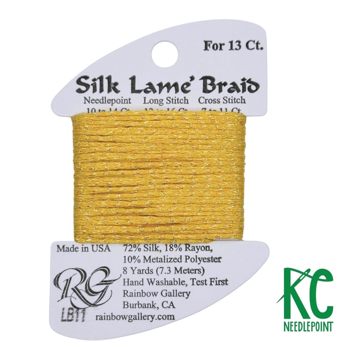 Silk Lam Braid LB11 Yellow