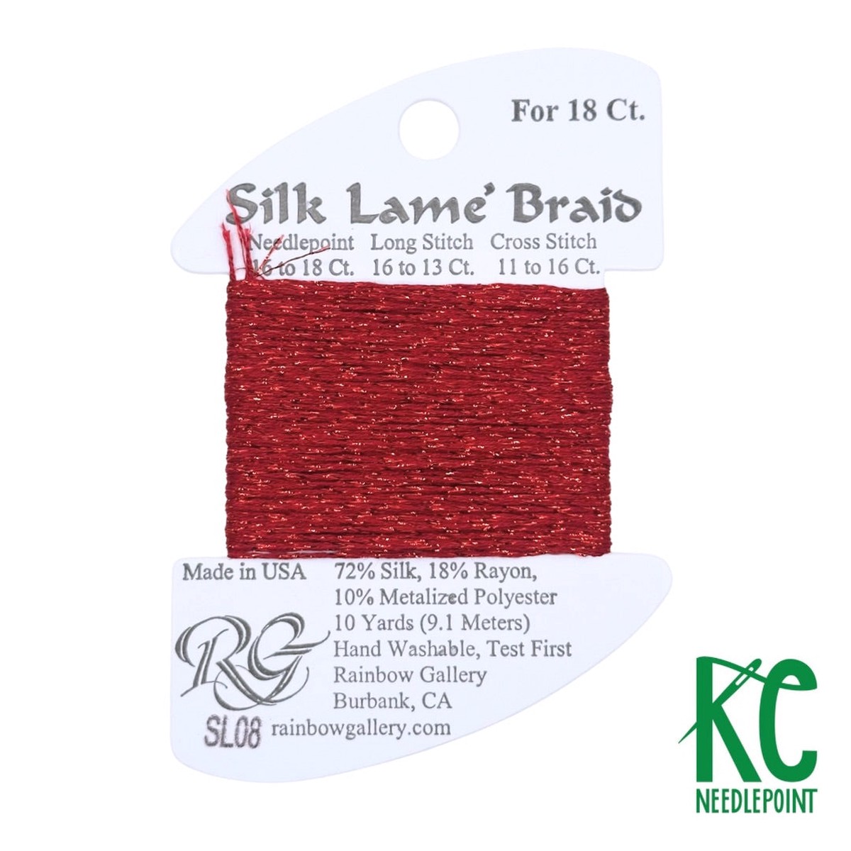 Silk Lam Braid SL08 Red