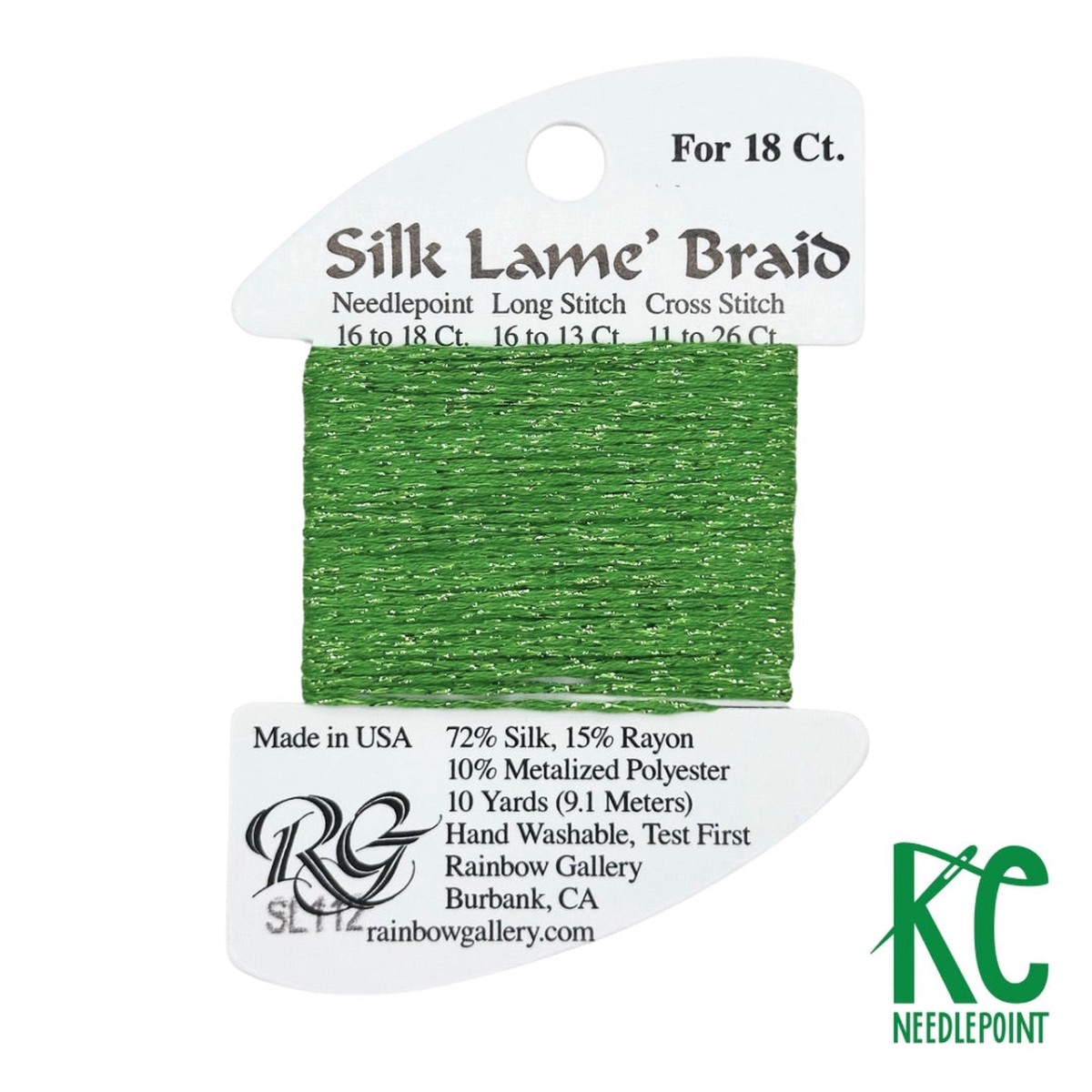 Silk Lam Braid SL112 Spring Green
