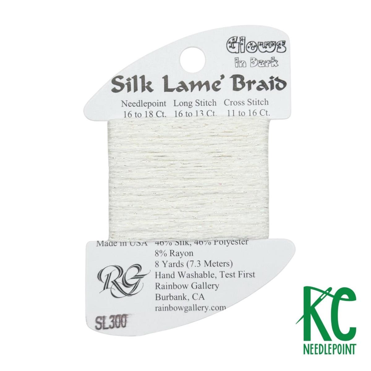 Silk Lam Braid SL300 Glow in the Dark White