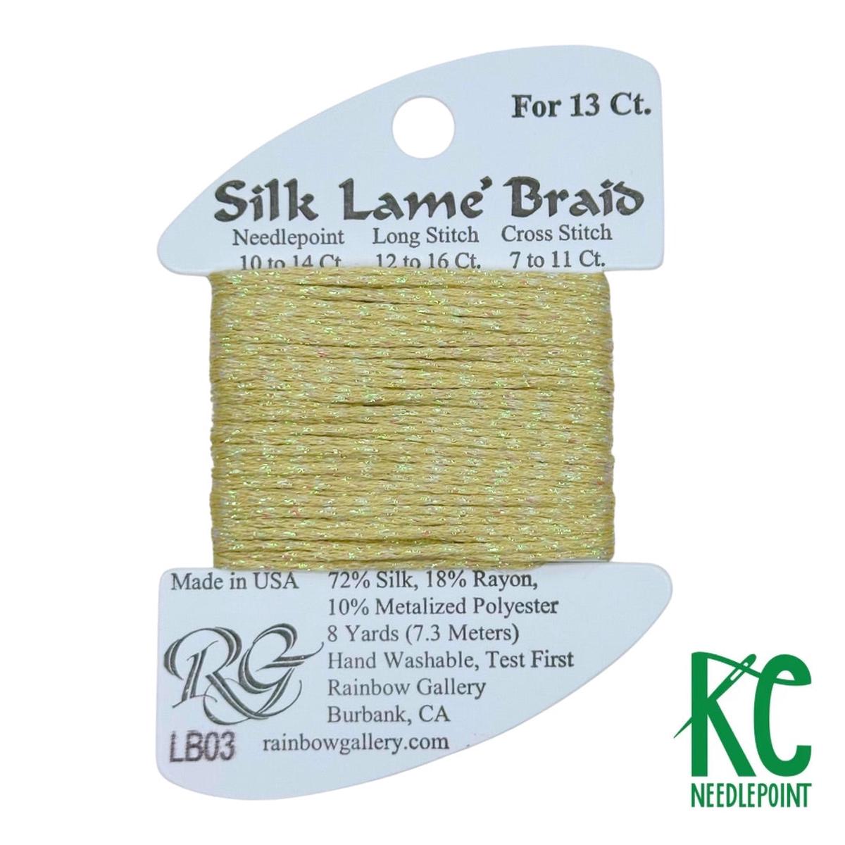 Silk Lam Braid LB03 Ecru