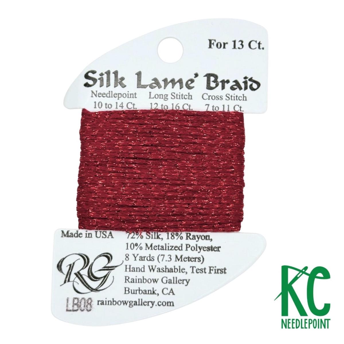 Silk Lam Braid LB08 Red