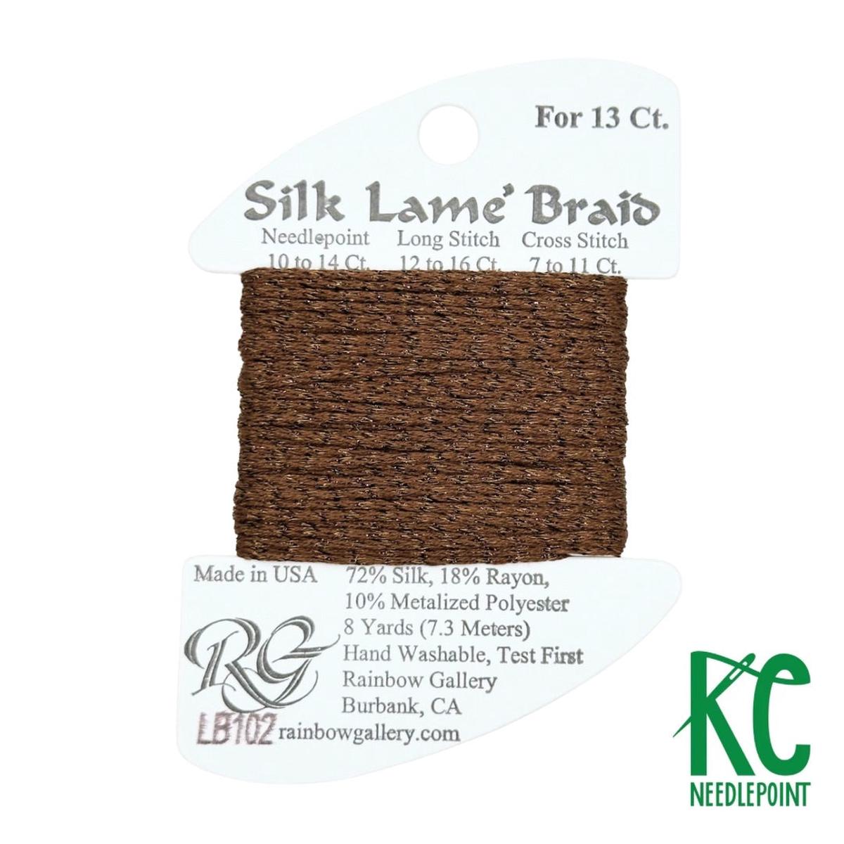 Silk Lam Braid LB102 Warm Brown