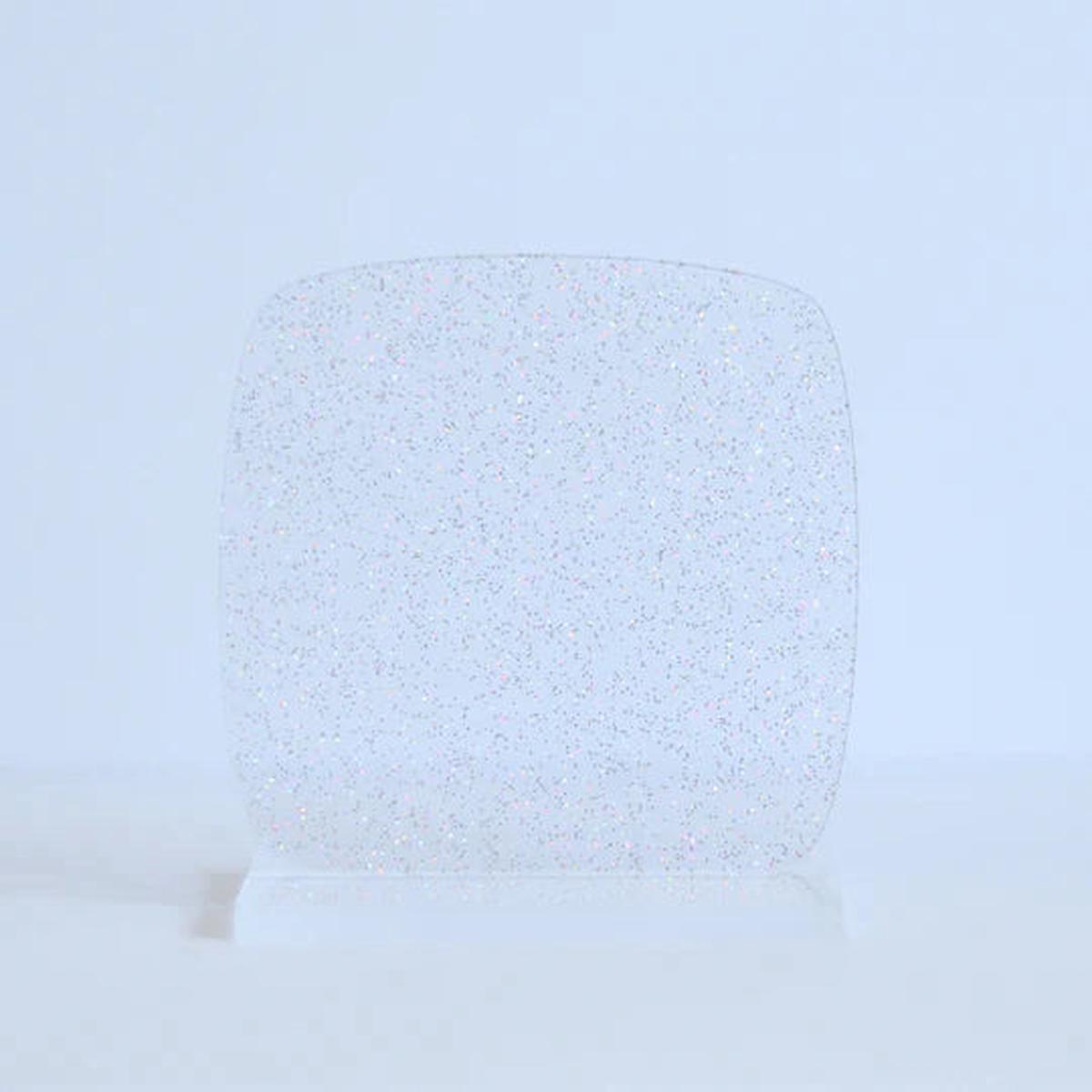 Quilting/Applique Circle (Full Step) Acrylic Template - Clear Fine Glitter | Both Sets