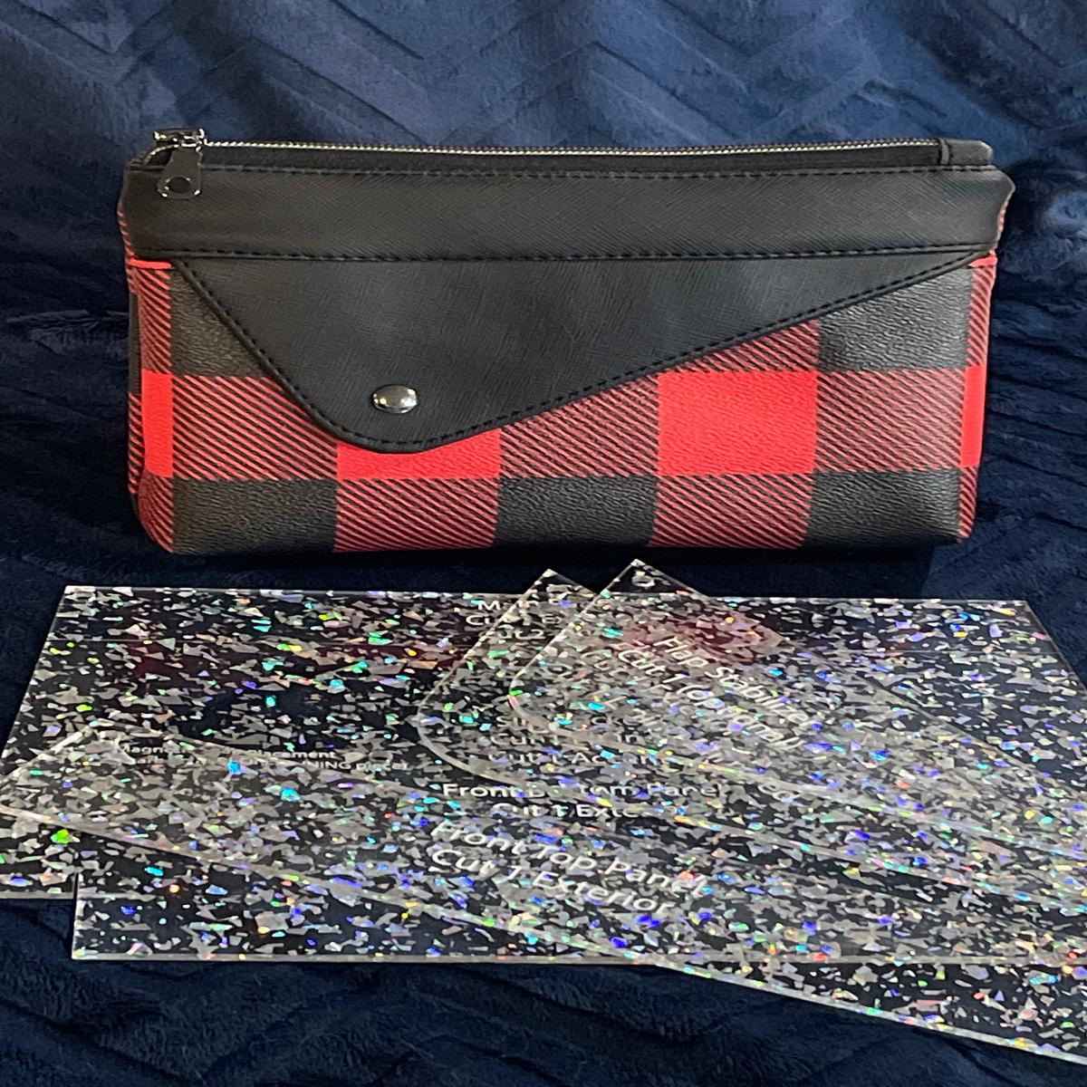 Vickie's Variety Clutch Acrylic Template - Green Fine Glitter | Original set | 65%