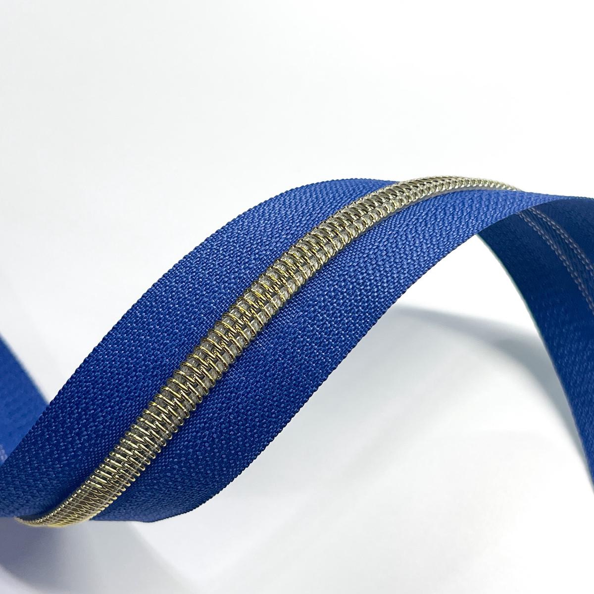 #5 Zipper Tape - 3 yard cut - Cobalt Blue 568