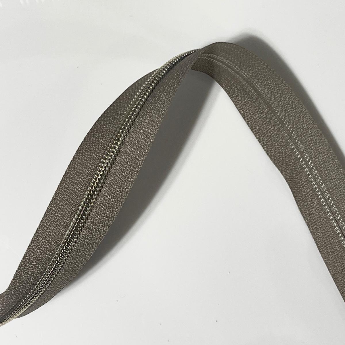 #5 Zipper Tape - 3 yard cut - Light Taupe 617