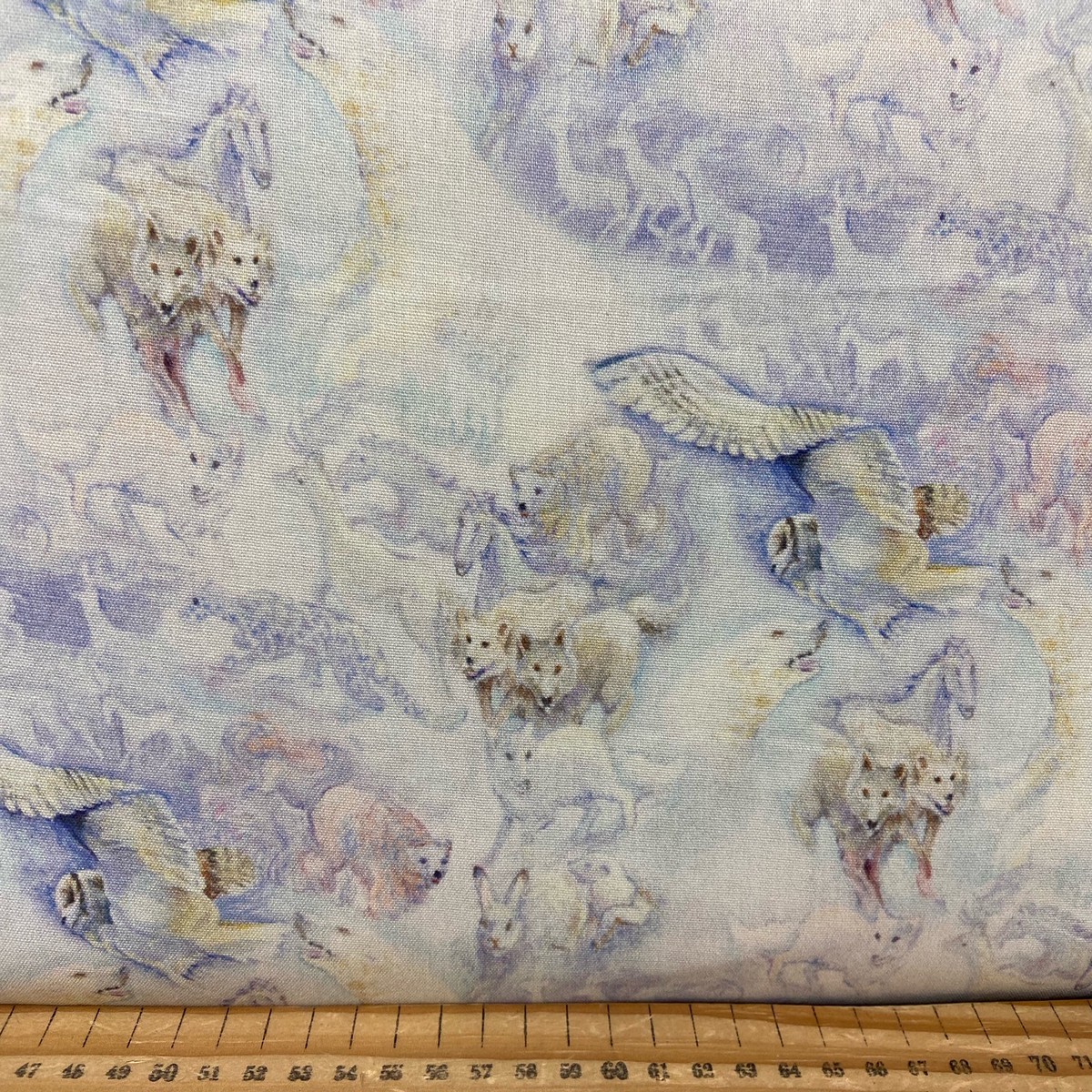 Josephine Wall for 3 Wishes Polar Journey Animal Flight Cotton Fabric by 1/4 Metre*
