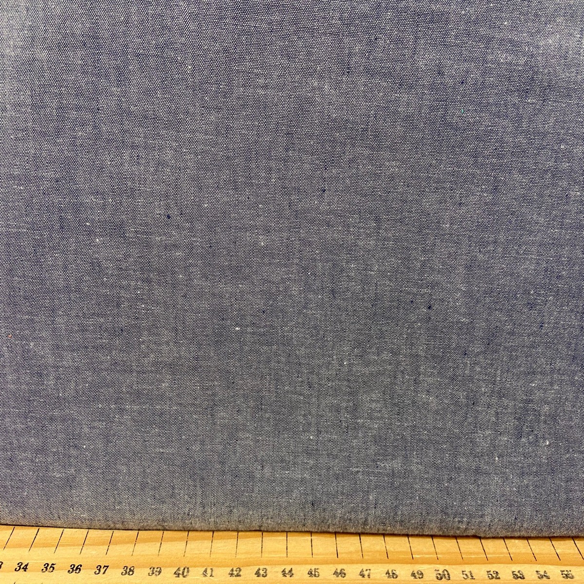 John Louden Yarn Dyed Cotton Poplin Dark Blue/Navy Fabric by 1/2 Metre
