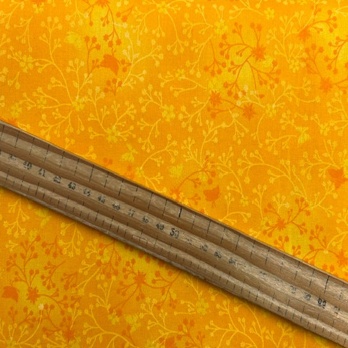 John Louden Flutter Mixer Blender Sunshine Yellow Fabric by the 1/4 Metre*