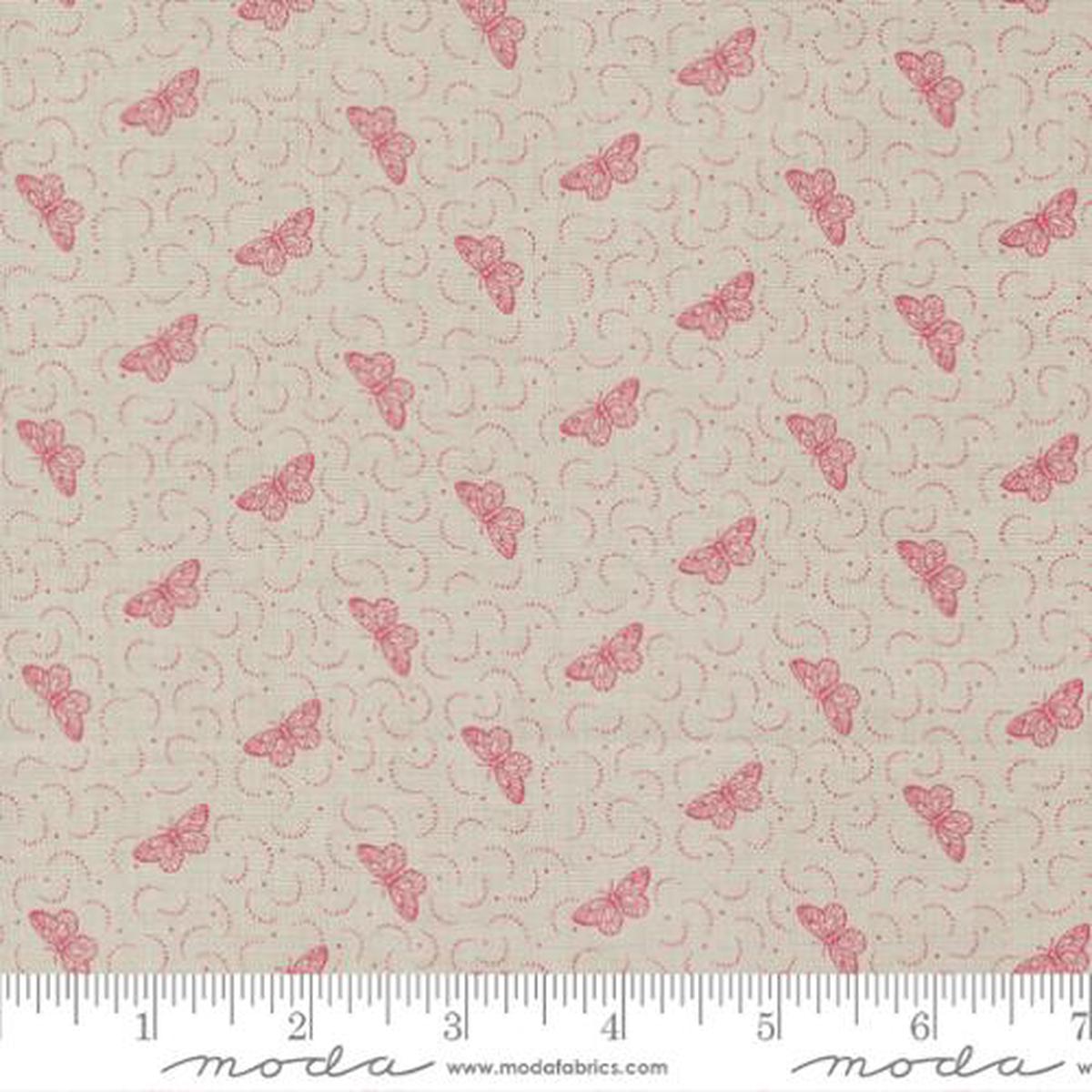 Cotton Fabric, ANTOINETTE SMOKE 13954 13 by French General for Moda Fabrics