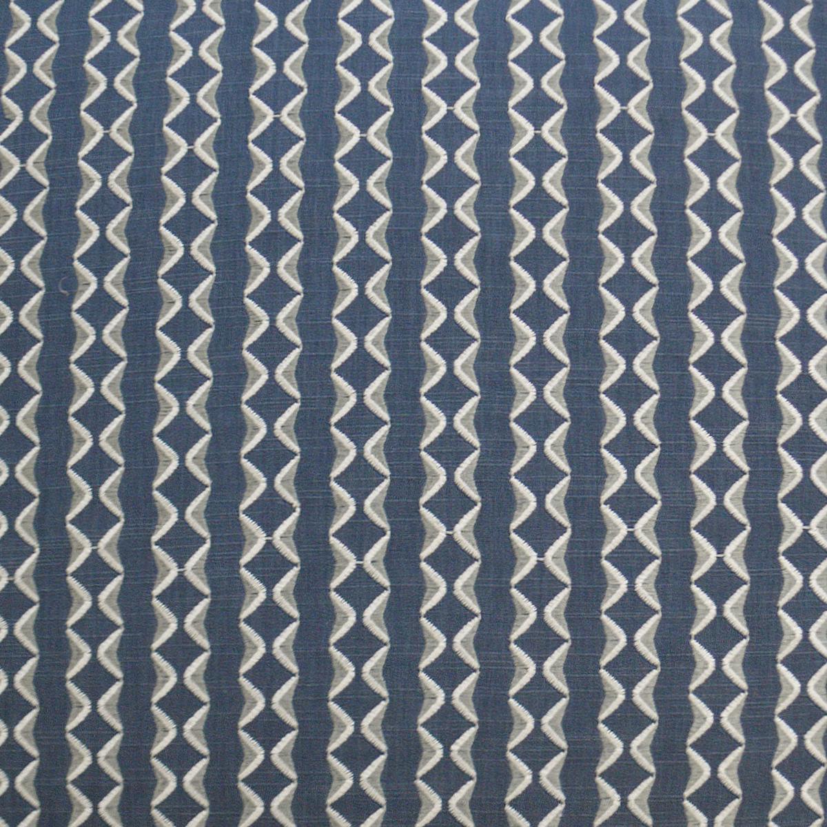 D.V. KAP HOME 3057-I-YARD Notch Fabric - Indigo Nautical, Beach Blue - Notch