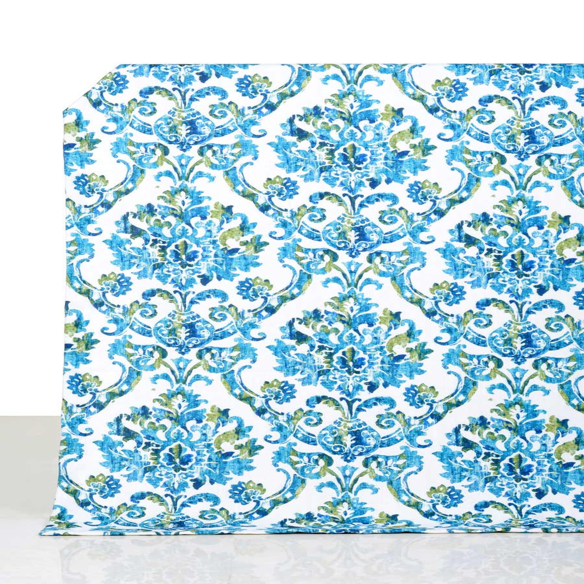 'Armenian Valley' Fabric by the Metre (Blue/ Green)