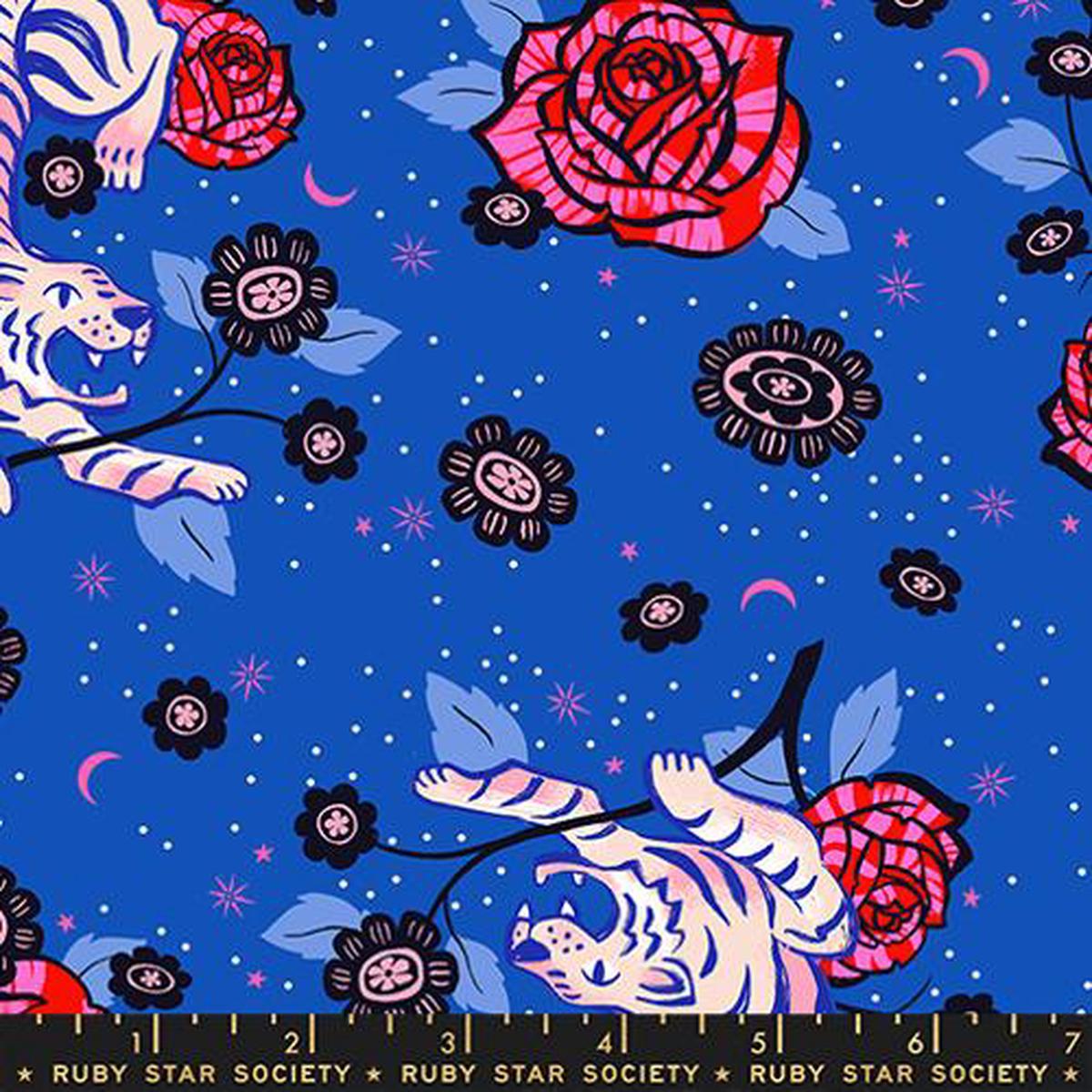 *Preorder* BLUE RIBBON Tiger Rose, Ink Shop by Sarah Watts for Ruby Star Society