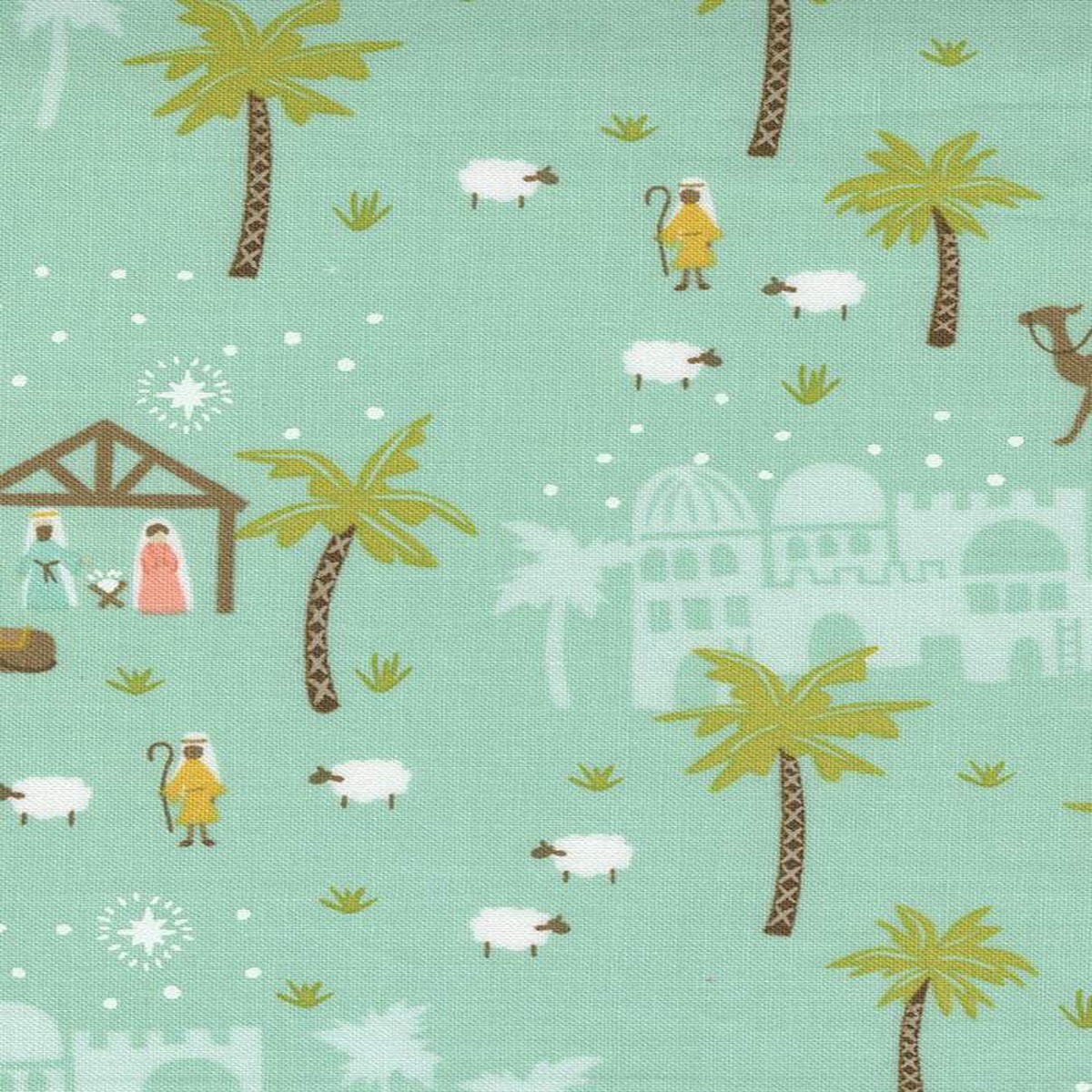 Joyful Joyful Oh Little Town By Stacy Iest Hsu For Moda Sky