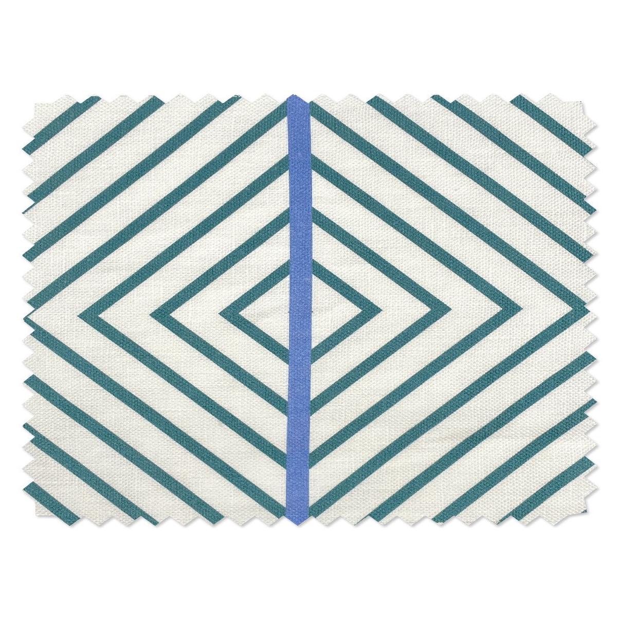 'Barbie Dreamhouse Diamond' Fabric by Barbie - Teal Blue